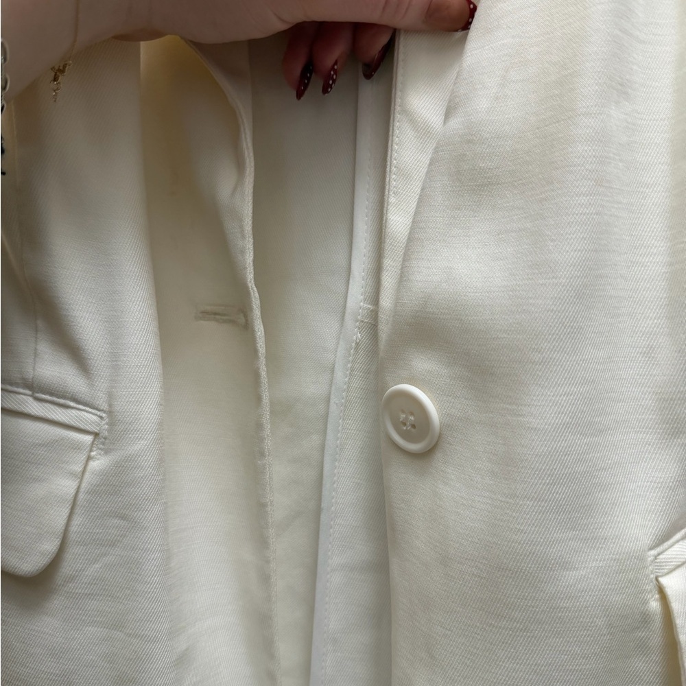 Open Edit White Blazer - Picture 4 of 9
